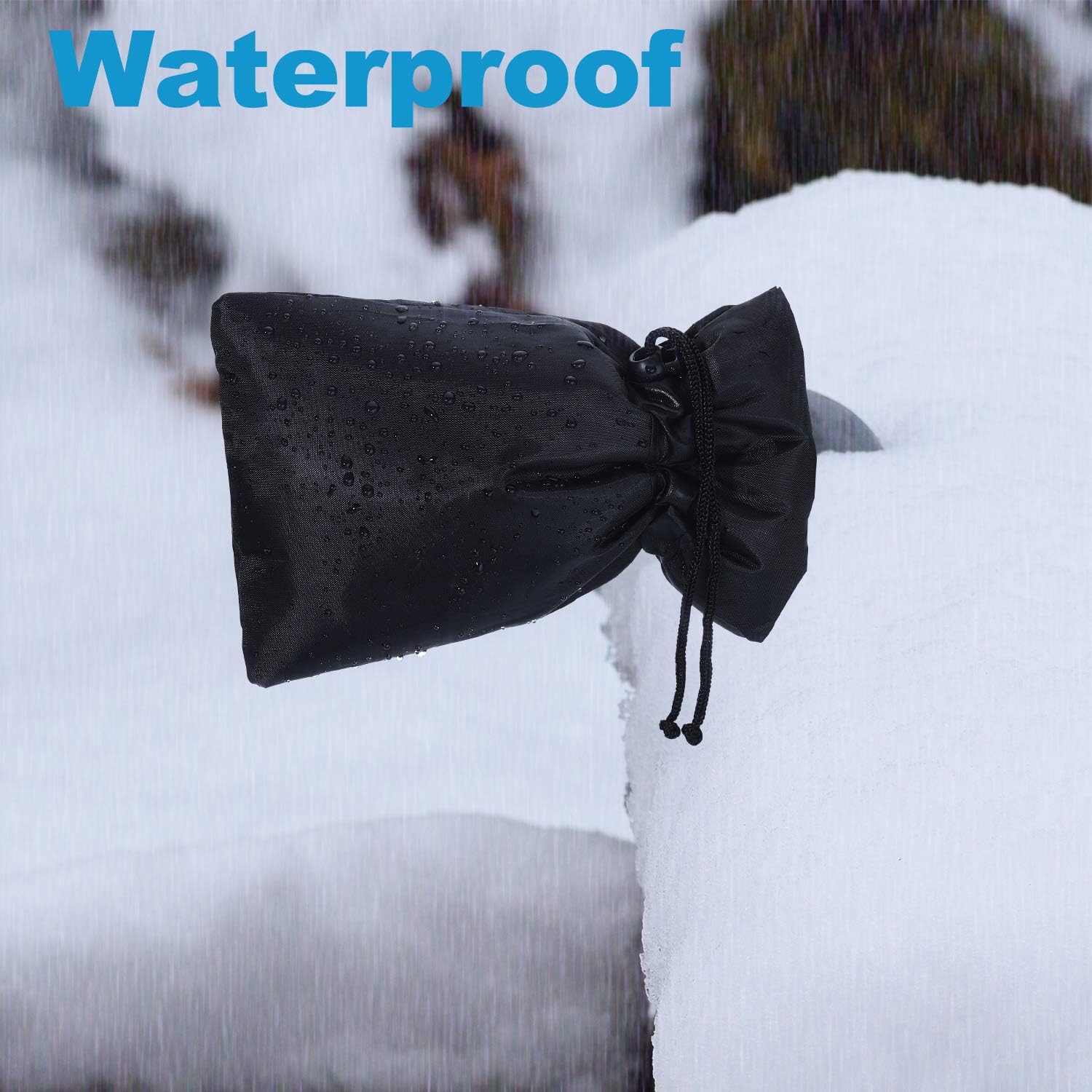 HOMMAND Outdoor Faucet Cover for Winter, 3 Pack Thickened Anti-Frozen Waterproof Outdoor Faucet Protector, 9" H x 6" W (Universal) : Garden & Outdoor