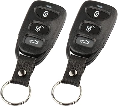 Amazon Com Key Fob Fits 2012 2017 Hyundai Veloster 2011 2013 Kia Optima Keyless Entry Remote Nyoseks Tf10atx Set Of 2 Automotive