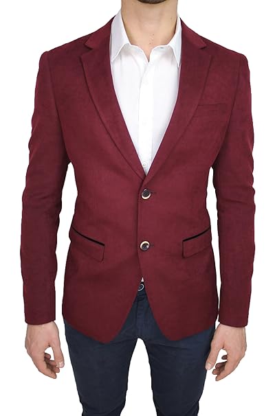 completo elegante uomo bordeaux