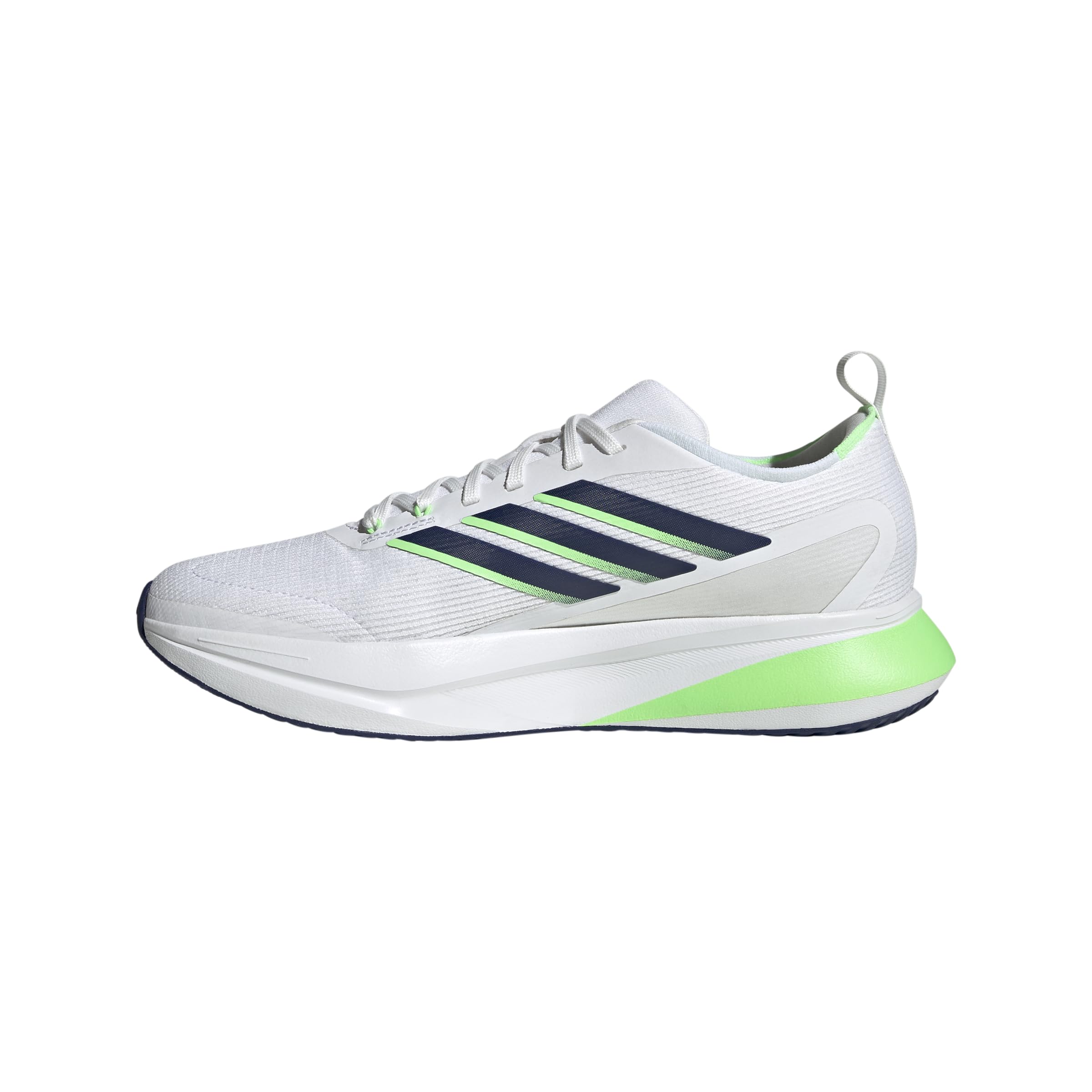 Adidas Men's Jogit Running, White/Dark Blue/Lime Burst, 6.5 Image