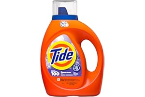 Tide Liquid Laundry Detergent, Iris Bouquet Scent, HE Compatible, Cold Water Clean Liquid Detergent, 1.86 Litres, 48 Loads