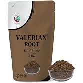 Yogi's Gift&reg; Valerian Root Cut &amp; Sifted 4 oz | Herbal Tea Cut | 100% Natural &amp; Pure, Naturally Strong Aroma, Premium Cut &amp; Sifted Root, Resealable Bag for Freshness