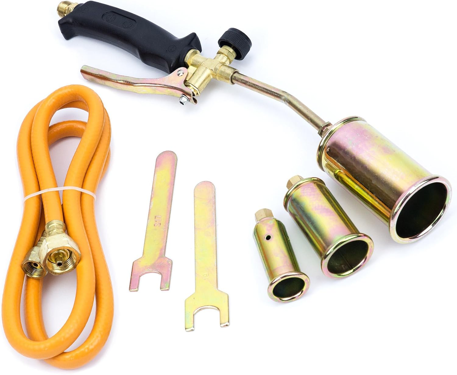 Gasbrenner Dachbrenner Gaslötgerät 3tlg. Regelbar Abflammgerät Brenner SN0286