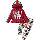 Mioglrie Toddler Baby Girl Clothes Fall Winter Sweatsuit Newborn Sweatshirt Sweat Pant Sets Outfits Infant Girls Clothing
