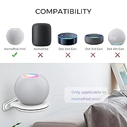 AHASTYLE iHomePod Mini Wall Mount Holder ABS Stand