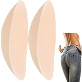 Healeved Sponge Butt Lifting Panties Pad for Women Chocolate Color Enhances Curves with Comfortable and Washable Design 6.49X5.31X1.18 Inches