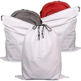 3 Pack Jumbo Drawstring Dust Covers Large Cloth Storage Pouch String Bag for Handbags Purses Shoes