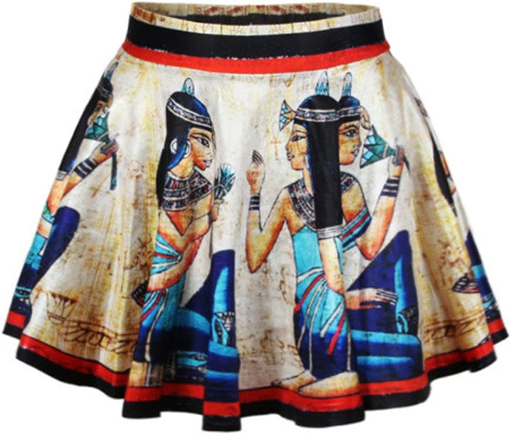 Women Pleated Skirts Egypt Printed Plus Size (Medium) Amazon.ca