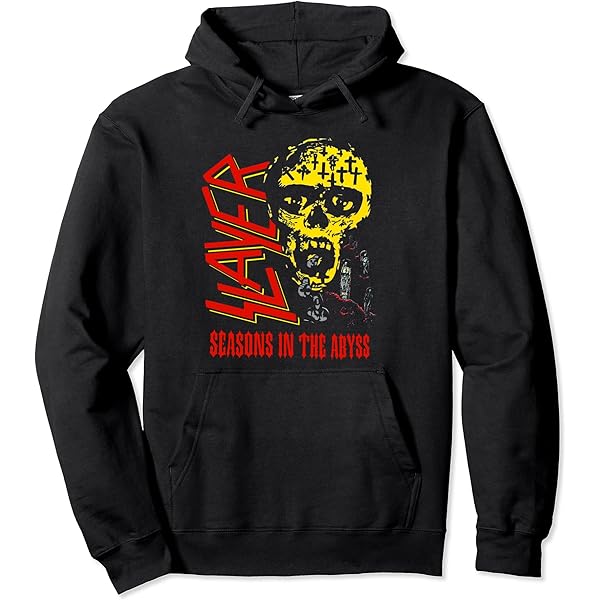 Amazon.com: Slayer - Hell Awaits 35th Anniversary Pullover