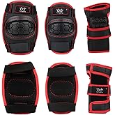 boruizhen Kids Knee Pads Elbow Pads with Wrist Guards Protective Gear Set for Skating Cycling BMX Bike Skateboard Inline Scooter Riding Sports