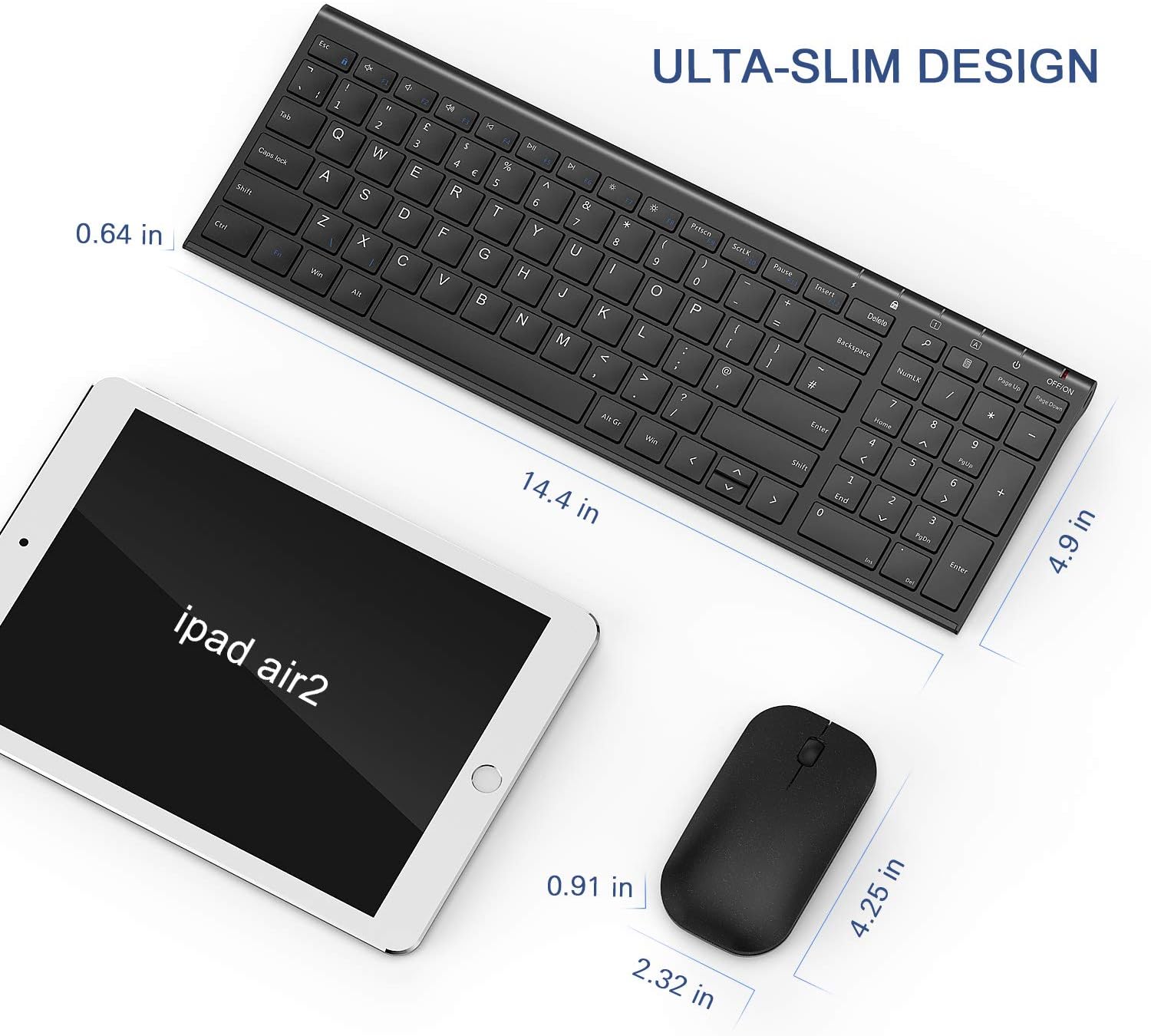 seenda WGJP-031B Wireless Keyboard Mouse Set - Image 4