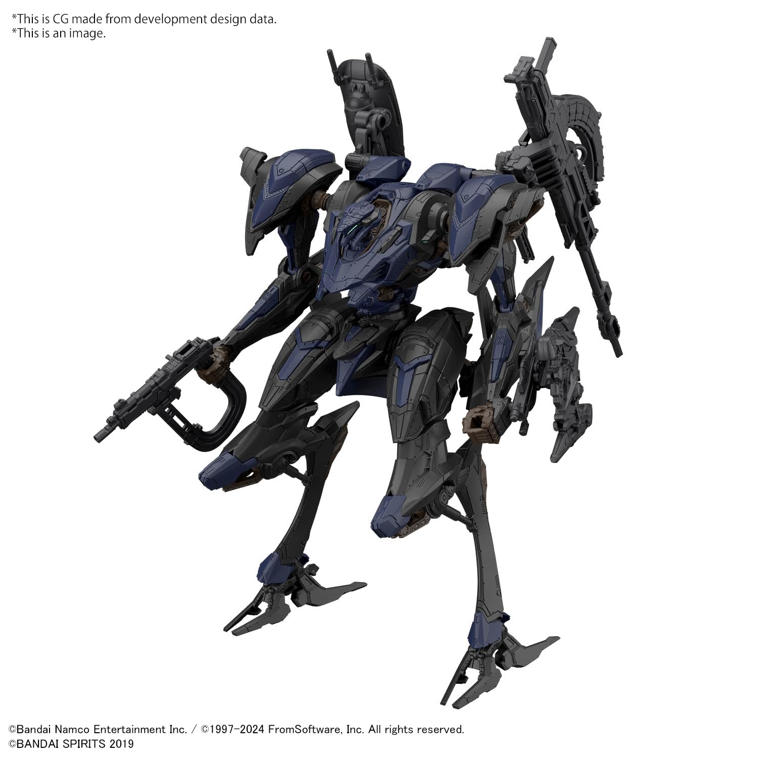 Bandai Hobby - Armored Core VI Fires of Rubicon - #02 Schneiber Nachthreiher/40E Steel Haze 30 MM 1/144 Modellbausatz 2