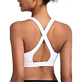 RUNNING GIRL Sports Bras for Women, Molded Cup High Impact Sports Bra Workout Bras for Women High Support Racerback