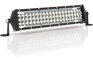 Zmoon 12 Inch LED Light Bar 264W, IP67 Waterproof Five Rows Spot & Flood Combo Beam LED Fog Light Bar for Truck ATV UTV SUV Tractor Boat Weeder etc.