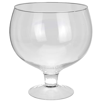 Glass Vase Table Centrepiece Decorative Flower Display Brandy On