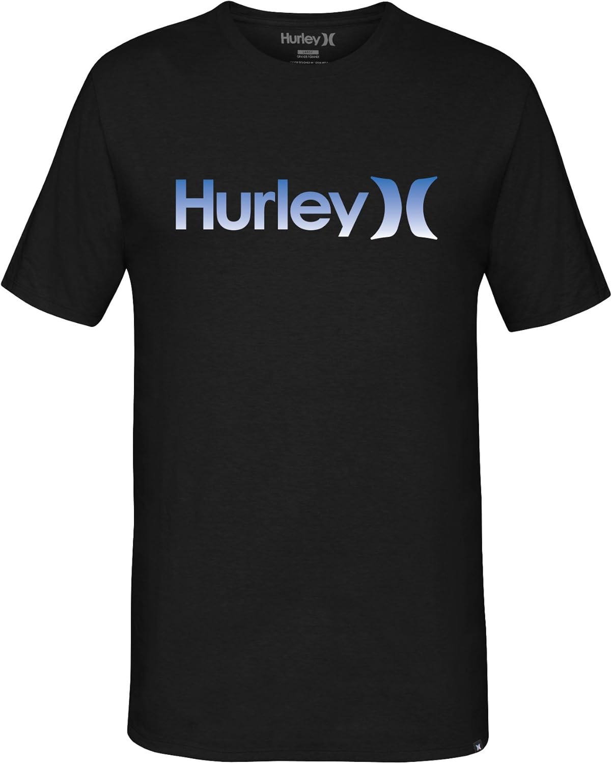 Hurley Men's One and Only Gradient Short Sleeve T-Shirt, Black, XX-Large: Clothing