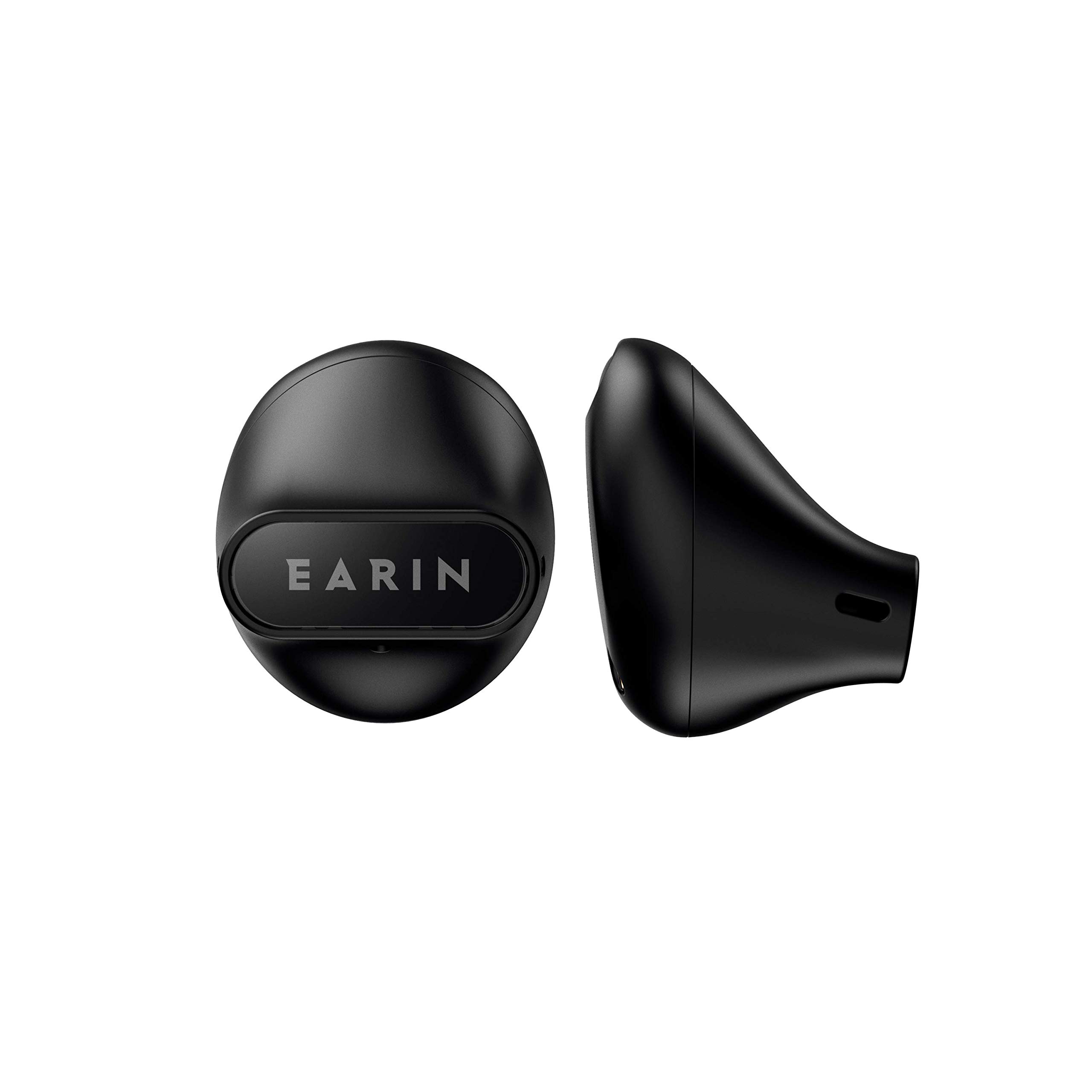 EARIN A-3 - The Original True Wireless Earphones - Open Design Comfortable Earbuds - Silver Aluminum Charging Case - 5 Hours of Playtime - Bluetooth - Wireless & USB-C Charging