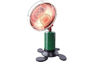 AGIIMAN Propane Heater - 8000 BTU Portable Tent Heater, Camping Gas and Stove, Patio Heaters with with Shut-off Valve and Tip-over Switch for Outdoor Ice Fishing Hiking Hunting (Tanks Not Included)