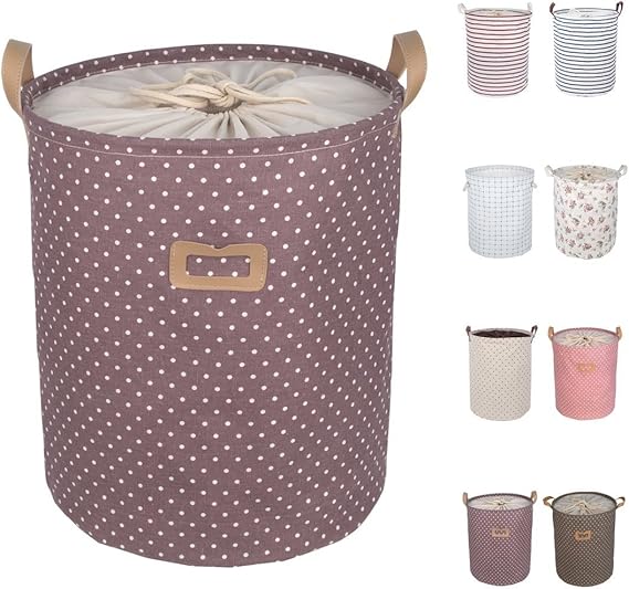 DOKEHOM dka0811pel2 50 cm Großer Wäschekorb (8 Farben, 45 cm und 50 cm