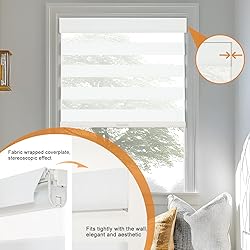 Persilux No Drill No Tool Zebra Blinds Dual Layer