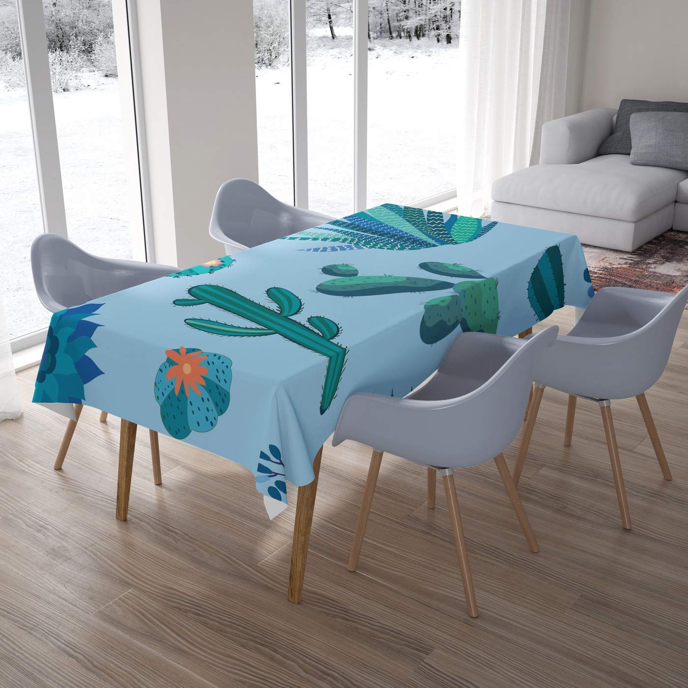 Bonamaison Kitchen Decoration, Tablecloth, 140cm x 200cm - Designed and Manufactured in Turkey