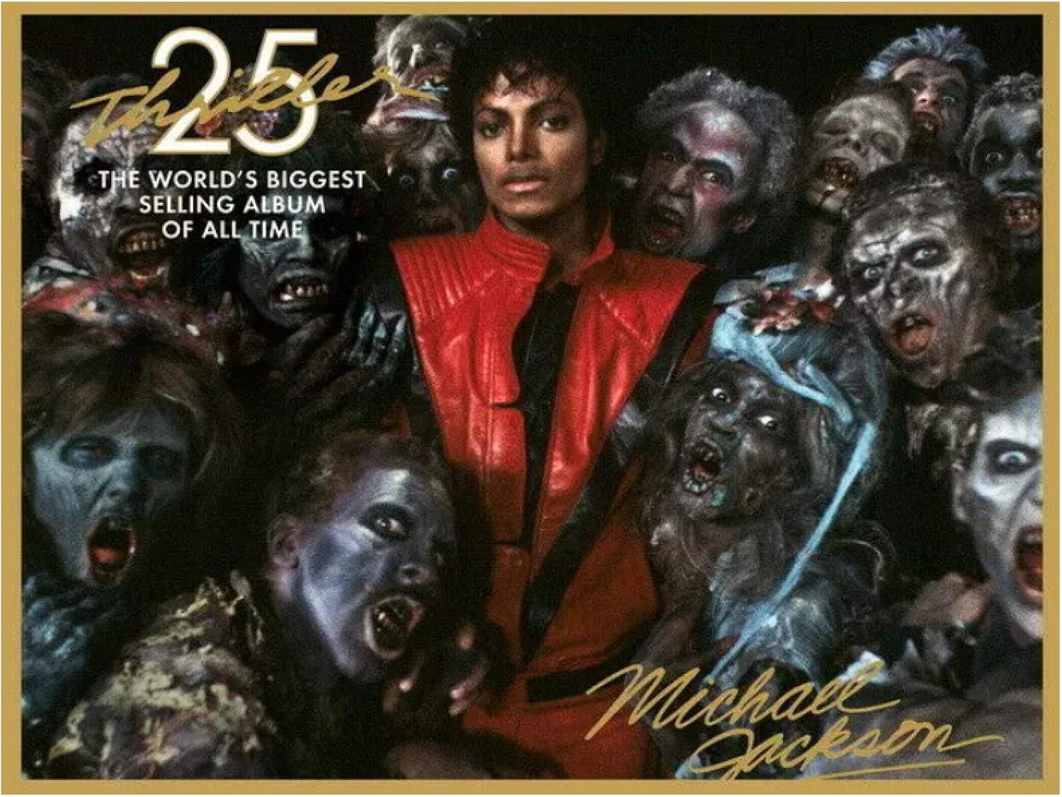 Empty Michael Jackson Thriller Zombies Gigantic Wall Art Film Print On