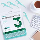 Y-Kelin Twin-Line Dental Floss 200 Pcs Mint Flavor Teeth Cleaning Picks view 5