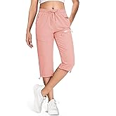 MAGCOMSEN Women's Hiking Capri Pants UPF 50+ Lightweight Quick Dry Casual Golf Cargo Crop Pants with 5 Pockets Summer