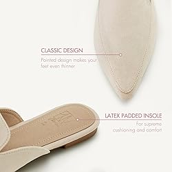 Hawkwell Women's Backless Slip on Slides