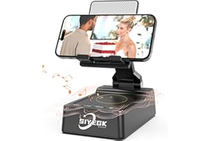 SIYEGK Birthday Gifts for Men Dad Husband Son, Phone Stand with Bluetooth Speaker Wireless, Mens/Women Gifts for Mother/Fathers' Day Anniversary Valentine, Stereo Sound Perfect for Home Outdoors Kitchen Desk
