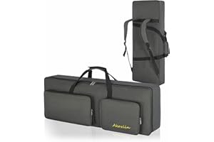 AKOZLIN 49 Key Keyboard Bag Portable Electric Piano Padded Case Gig Bag Universal Waterproof Oxford Thicken Gig Bag with 10mm