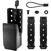 Hoeine Tactical Radio Holster Molle Vest Mount, Radio Holder Compatible with Motorola APX6000 APX8000 Radios with Quick-Access Controls & Rugged Hard Shell