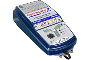 Tecmate OptiMATE 7 12V-24V, TM-261, 8-step 12V-10Amp / 24V-5Amp Battery Saving charger-tester-maintainer