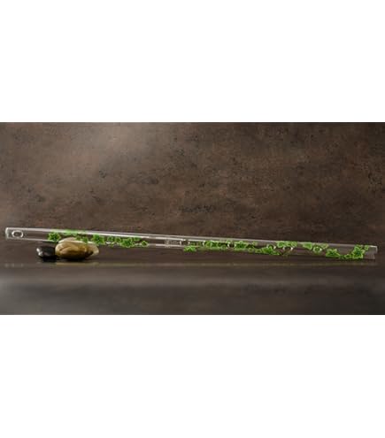 Hall Crystal ガラス ピッコロ D (Blue Delft) Amazon.com: Hall Crystal Flute 11216 - Inline Glass Piccolo