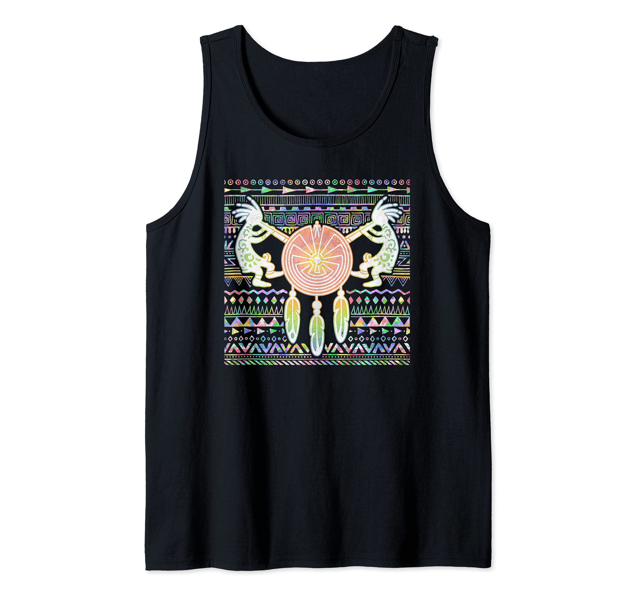 Kokopelli Duo - Man In The Maze - Dreamcatcher 3 - Fan Fun Tank Top
