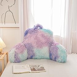 A Nice Night Faux Fur Reading Pillow Bed Wedge