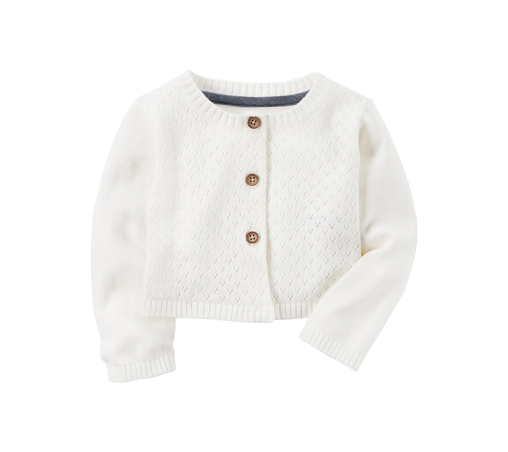Carter's Baby Girls' Pointelle Cardigan White 9 Months 190795607345 eBay