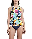 Nautica Women's Standard Crossback High Neck