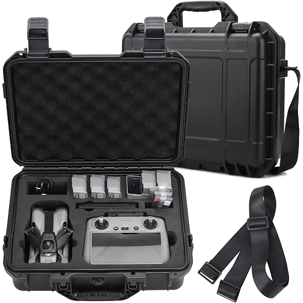 Sac Rangement Drone IP67 Étui Rigide BRDRC IP67 Pour DJI Avata 2 - Protection Étanche Abs EVA - Compatible Goggles 3, RC Motion 3, Batteries Sac Rigide RC Motion 3