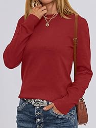 ANRABESS Sweaters for Women Long Sleeve Lightweight