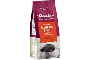 Teeccino Chicory Coffee Alternative – Pumpkin Spice – Fall’s Favorite Hot Beverage That’s Prebiotic, Caffeine-Free & Acid Free, Medium Roast, 11 Ounce