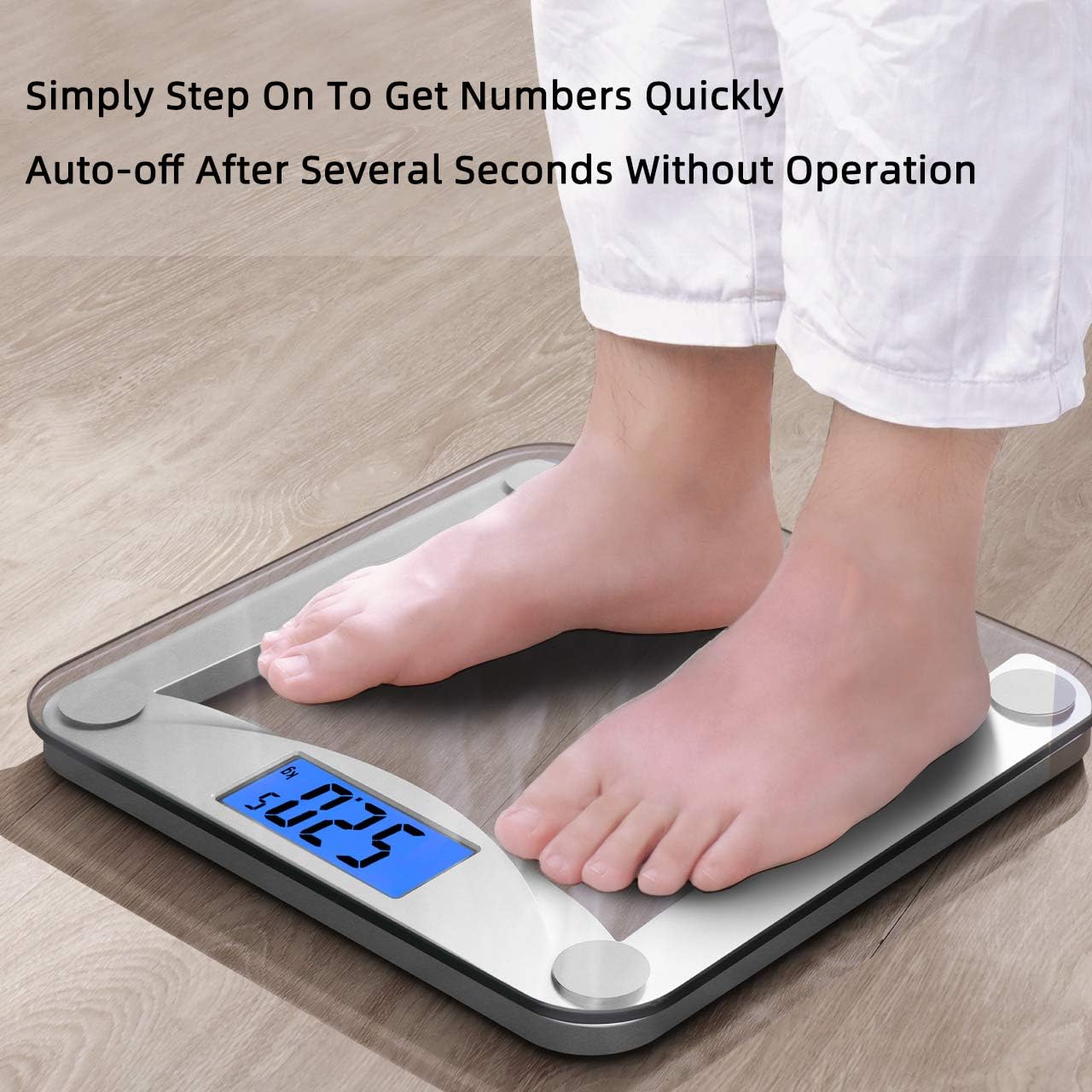 Vitafit Digital Body Weight Bathroom Scales Weighing Scales with Step