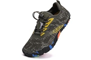 DimaiGlobal Kids Barefoot Shoes Boys Trail Running Shoes Girls Running Shoes Sneakers Athletic Tennis Shoes Toddler Little Kid Big Kid