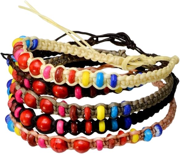 Amazon Handmade Bracelet 5本 手編み 幸せ ハンドメイド メキシカン ミサンガ メンズ レディース フレンドシップ フェス アウトドア Amthwb 026 ブレスレット 通販