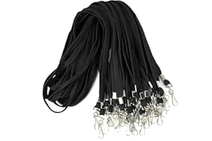 Ollain Badge Lanyards Flat Lanyard Swivel Hooks Durably Neck Bulk lanyards with Clip