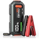 Car Battery Jump Starter Portable, 2000A Peak Jump Box 12V Car Jump Starter | for up to 8.0L Gas and 6.5L Diesel Engines, USB-C Portable Battery Jumper with Jumper Cable, Power Bank, LED Light