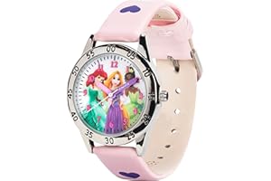 Disney Princess Time Teacher Watch for Kids - Pink (PN1171AC)