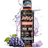 ALPHA LION Burn2O L-Carnitine Liquid 2000mg – Stim Free Super Thermogenic Fat Burner with MitoBurn® & CaloriBurn GP®, Metabolism Booster, Zero Calorie, Sugar-Free (31 Servings, Grapezilla Flavor)