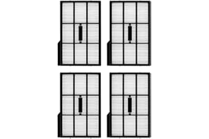 BRUVISH (4 Pack) Omni E28 Replacement HEPA Filters Compatible with Eufy Omni E28/ Omni E25 Robot Vacuum Cleaner, Accessories Kit, Upright Filter, Canister Filters, Vacuum Filters