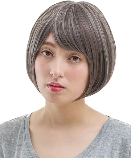 Amazon Aquadoll アクアドール ウィッグ フルウィッグ 美シルエット コンパクト ショート フリーサイズ Wabw ホワイトアッシュブラウン Wg218wabw フルウィッグ 通販